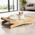 Chngeary Natural Sisal Cat Scratcher Bed with Hammock – Solid Wood Furniture Style, Extra Large Cat Lounger & Scratch Pad for Indoor Cats, Protects Furniture