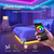 HBOWMDJIA Led Lights for Bedroom 200 FT (2 Rolls 100 FT), with Remote and Application Control RGB Color Changing LED Strip Lights, Music Synchronization, Used for Room, Family, Party Decoration