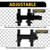 Pubotlu Chain Link Commercial Strong Arm Double Gate Latch 1-5/8" Thru 2"
