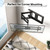 BEISHI Long Arm TV Wall Mount,Corner TV Wall Mount for 37-75 Inch TVs