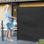 175" x 72.5" Retractable Side Awning,Waterproof & UV-Resistant,Folding Privacy Screen Room Divider Roll Up Balcony（Gray）