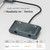 Cubilux USB C Dual Headset Adapter with Volume Control, Type C 2 TRRS Microphone Connector, Headphones Splitter for 2 People, Compatible Phone, Tablet PC, More
