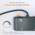 Cubilux USB C Dual Headset Adapter with Volume Control, Type C 2 TRRS Microphone Connector, Headphones Splitter for 2 People, Compatible Phone, Tablet PC, More