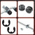 52105555AA Transfer Case Shifter Control Lever with 2 Clip+ 68078974AA Shift Linkage Bushings Kit Compatible with Dodge Ram 1500 2500 3500 2002 2003 2004 2005 4x4 models
