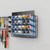 ZeenArt Spray Can Holder Storage Rack - Wall Mounted Metal Paint Bottle Organizer with A Removable Name Label Aerosol Can Holder Holds 24 Cans No Installation Required