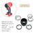 2953-20 Anvil Sleeve Collar Spring Steel Ball Assembly Service Kit Replaces for Milwaukee 2953-20 Fuel 18V 1/4" Hex Cordless Impactor Driver