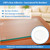 Clear Glass Table Top Pads Two Sizes Non-Adhesive Silicone Rubber Bumpers Anti-Slip & Shock Absorbing Pads for Glass Tops on Wood, Ceramic, Plastic Furniture (20 Pack)