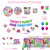 205pcs Thirty Flirty and Thriving Decorations Tableware Set, 25 Serves
