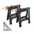 WORX Clamping Sawhorses,7 Inch Metal Triangle Ruler Included, WX065.3
