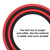 2Pack 4mm Banana Plug to Jack Male to Female Connectors Multimeter Test Lead Extensions Heavy Duty 14AWG Silicone Wires for Professional Electrical Testing