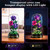 HiWEEGO 3.6MM Flowers Building Set with LED Light & Cover for Women Girls