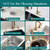 Eormoe Kitchen Sink Faucet Mat - 15.7in Diatomite Sink Protectors for Kitchen Sink, Stone Sink Splash Guard for Kitchen Counter Sink Accessories (Dark Grey, 15.7'' x 3.9'')
