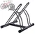 NiQinWuKin Bike Rack – Dual Bicycle Stand for Mountain, Road Bikes-Two Bike Parking Garage Storage Rack for Indoor and Outdoor Steel Bicycle Storage Tire Rack