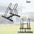 NiQinWuKin Bike Rack – Dual Bicycle Stand for Mountain, Road Bikes-Two Bike Parking Garage Storage Rack for Indoor and Outdoor Steel Bicycle Storage Tire Rack