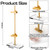 Rattanview Adjustable Tabletop Easel Gold Picture Frame Holder Stand