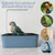 TOWEBOORY Parrot Bathtub, Automatic Bird Shower with Pump Large Bird Shower Fountain Indoor Bathtub USB Powered Circulating Bathtub Bird Bath Shower Tub Bird for Cockatoos Parakeets Conures