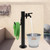 Outdoor Vertical Garden Water Column with Faucet, Floor Mounted Hose Stand with Faucet, Stainless Steel Frost-Proof Vertical Water Hydrant for Exterior Patio Backyard and Lawn (Round)