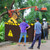 Wesnoy 13.12 ft Debris Containment Barrier Arborist Equipment 4 Panel Safety Barricade Tree Climbing Gear Heavy Duty Oxford Foldable Protection Barricade Security Sign for Controlling Stumps Chipping