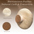 Axiqunel 10.2" Travertine Fruit Bowl, Large Pedestal Stone Decor Bowl