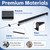 2-in-1 Automatic RV Screen Door Closer with Upgraded Aluminum Handle