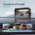 9'' Wireless Backup Camera for Truck RV Wireless 4 Channels Backup Camera
