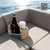 MANUMARINE Pontoon Cup Holder Stainless Steel Double w/Side Pocket Khaki