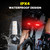 Bike Tail Light with Ultra-Bright Turn Signal Projection, 5 Modes-Wireless Horn Alarm Bicycle Tail Light 30 LED IPX4 Waterproof USB Rechargeable Rear and Front Cycling Lights for Road Safety(4Pcs)
