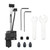 p1 p1s Hotend Kit for Bambu lab p1 Series 3D Printer, with Fan, hot end,Thermistor, Ceramic Heater, 0.2/0.4/0.6/0.8mm Hardened Steel Nozzle and Extruder Heating Block Replacement
