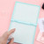 Stamp Scrubber for Stamps,Dual-Sided Stamp Cleaning Pad with Synthetic Bristles,Stamping Tool Cleaning Cling & Foam & Clear & Rubber Stamps 5.9x4.8inch(Blue)