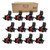 IR40T Calculator Ink Roller IR-40T Black and Red Calculator Ribbon, 12 Pack
