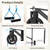 Shoulder Pulley for Physical Therapy, Over The Door Pulley Rehab Exercise, Metal Bracket, Adjustable Rope, 360° Rotation, Upper Limb Training Exercise Pulley for Injury Rehab Recovery Stretching