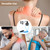 Shoulder Pulley for Physical Therapy, Over The Door Pulley Rehab Exercise, Metal Bracket, Adjustable Rope, 360° Rotation, Upper Limb Training Exercise Pulley for Injury Rehab Recovery Stretching