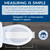 Bemis 1500EC 390 Lift-Off Wood Elongated Toilet Seat, Cotton White (Pack of 1)