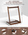 STRICH Wooden Guitar Stand Multiple Guitars, Guitar Rack for 3 Acoustic or 5 Electric Guitars & Basses, Floor Standing Multi Guitar Display for Studio & Home - Protective Padding, SMT-10 (5-Holder)