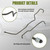 WIKIBB Rack Pinion Transfer Lines for Toyota Tacoma 1995-2004 4Runner