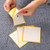 Wesnoy 300 Pieces 4" x 4"Carpet Tile Adhesive Connectors Carpet Square Adhesive that Creates a Floating Floor