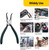 4pcs 7" Snap Ring Pliers with Storage Pouch, 5/64in Tips