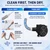 CPAP Hose Dryer for ResMed AirSense 10/11 22 mm & 15 mm Tubing, 10-Speed Adjustable Airflow, CPAP Tube Dryer Dries 1 or 2 Hoses with Straight and Y Adapter, No Heat, 30–45 Min After Washing (Varies)