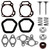 TNJPSEK Predator 420 Cylinder Head Gasket, Valve Spring Replacement Compatible with 389cc 420cc 459cc 13HP 16HP 18HP GX240 GX270 GX340 GX390 Mini Bike Go Kart ATV Racing Engine Performance Parts