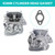 TNJPSEK Predator 420 Cylinder Head Gasket, Valve Spring Replacement Compatible with 389cc 420cc 459cc 13HP 16HP 18HP GX240 GX270 GX340 GX390 Mini Bike Go Kart ATV Racing Engine Performance Parts