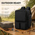 Abbylike Board Game Bag, Large Board Game Backpack with Shoulder Straps