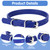 16 Pcs Adjustable Newborn Puppy Collars for Litter - 8 Colors PU Leather Whelping Collars for Puppies, Suitable for Small Medium Breed Dogs & Kittens (9.05-11.41 Inches)