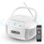 DGXWLLW CD and Cassette Player Combo Boombox with Bluetooth & AM/FM Radio