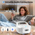 DGXWLLW CD and Cassette Player Combo Boombox with Bluetooth & AM/FM Radio