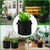 WHATWEARS 48 Pack 5 Gallon Plant Grow Bags, Thickened Nonwoven Fabric Pots with Handles, Vegetable Planter Bags Containers, Cloth Planters for Garden Vegetable/Flower/Plant/Fruits Outdoor (Black)