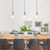 Natural Travertine Pendant Light Kitchen Island, Wabi Sabi Pendant Light Fixture with 3-Globe, Japanese Stone & Wood Hanging Lamp for Dining Room Bedroom Bedside Living Room Corridor