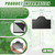 Landhoow Extra Large Metal Plant Markers 6" x 4" with 11'' Stake, 30 Pack