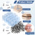 200-Pack Clear Rubber Feet for Cutting Board Rubber-Feet with Stainless Steel Screws Clear Round Non Slip Cutting Board Feet for Furniture, Electronics and Application