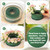 Wonderjune 12 Pcs Mini Floral Foam Holder for Wine Bottle Topper, 3.9 "