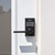 Kwikset 917HFL-514S Smartcode Keypad Electronic with Halifax Lever SmartKey with 6AL Latch and RCS Strike Matte Black Finish